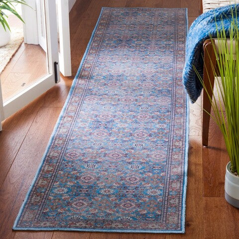 Safavieh Serapi SEP584 Rust   Blue Machine Washable Area Rug Online Sale