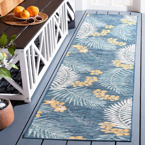 Safavieh Sunrise SUN675 Ivory   Blue Gold Area Rug Discount