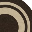 Colonial Mills Coronado Round CN50 Earth Brown Area Rug Hot on Sale