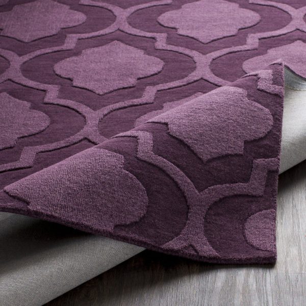 Surya Central Park AWHP-4013 Plum Dark Purple Area Rug Online