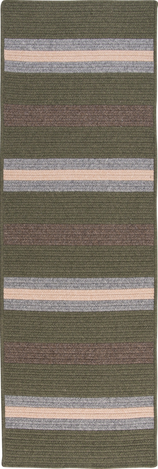 Colonial Mills Elmdale Runner MD49 Olive Area Rug Online Sale