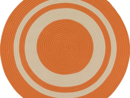 Colonial Mills Coronado Round CN10 Rust Area Rug Cheap