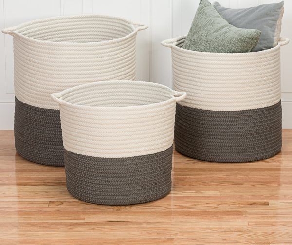 Colonial Mills Craftworks Basket HS76 Grey For Cheap