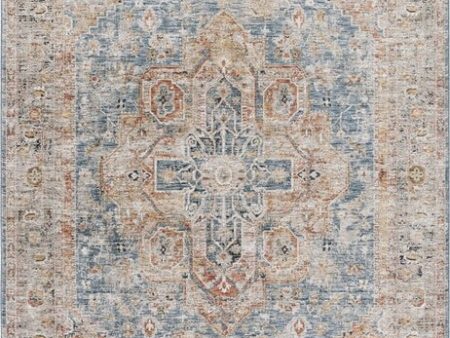 Safavieh Silverado SVD110 Blue   Rust Area Rug Hot on Sale