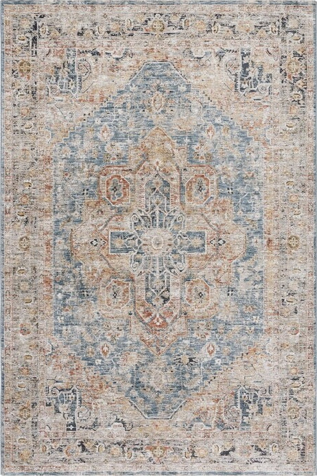 Safavieh Silverado SVD110 Blue   Rust Area Rug Hot on Sale