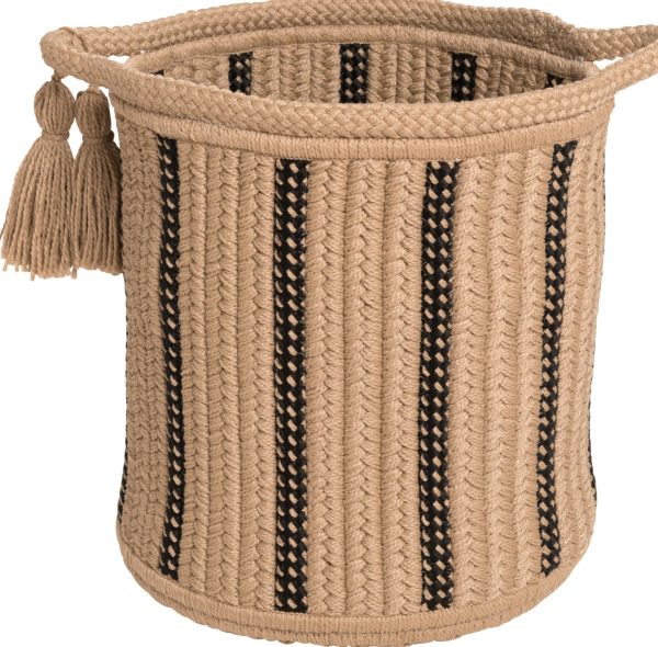 Colonial Mills Dublin Basket VB11 Taupe and Black Online Hot Sale