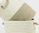 Colonial Mills All-Natural 2 Tone Woven Hampers TT88 Beige Supply