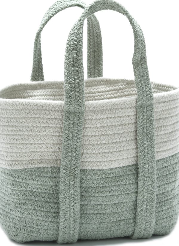 Colonial Mills Farmhouse Square Basket FE69 Moss Green Online