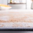 Safavieh Tacoma TAC808 Grey   Rust Machine Washable Area Rug For Sale