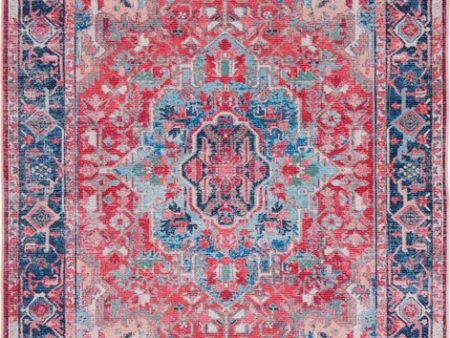 Safavieh Serapi SEP518 Navy   Red Machine Washable Area Rug Online Hot Sale