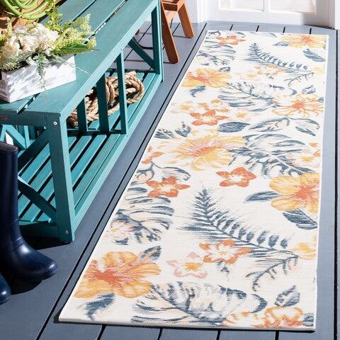 Safavieh Sunrise SUN671 Ivory   Rust Blue Area Rug Fashion