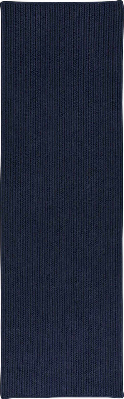 Colonial Mills All-Purpose Mudroom Runner PU34 Navy Area Rug For Discount