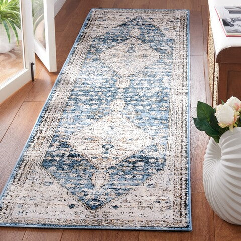 Safavieh Rosewood ROW108 Ivory   Blue Area Rug Fashion