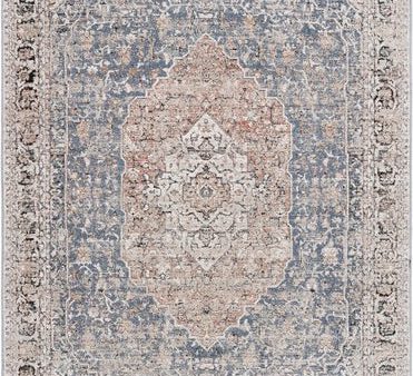 Safavieh Vivaldi VIV565 Blue   Rust Area Rug Hot on Sale