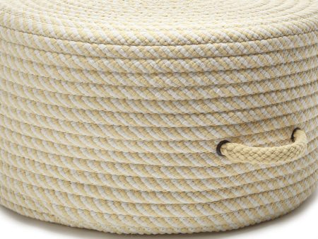 Colonial Mills Bright Twist Pouf UF31 Pale Banana and White Online