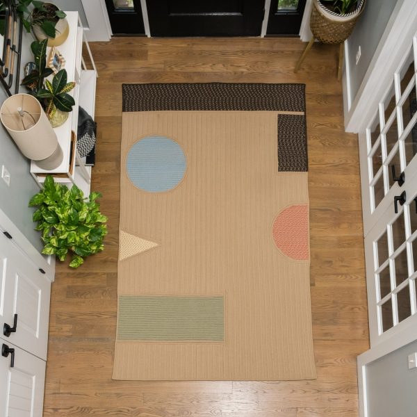 Colonial Mills Luxury Surface Sand Multi Area Rug For Sale