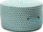 Colonial Mills Houndstooth Pouf UF57 Turquoise Sale