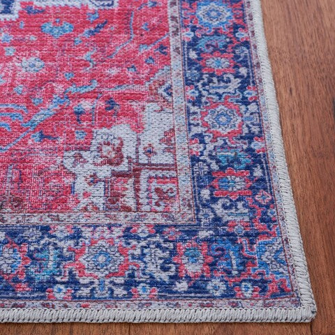 Safavieh Serapi SEP323 Red   Navy Machine Washable Area Rug Cheap