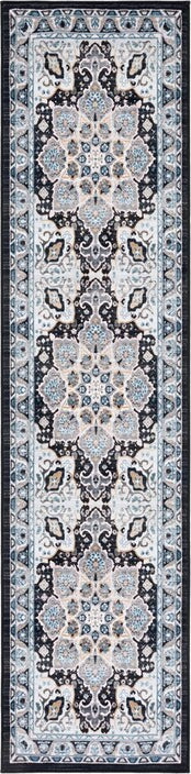 Safavieh Riviera RIV155 Grey   Light Blue Machine Washable Area Rug Supply