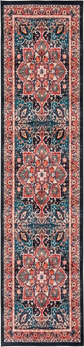 Safavieh Riviera RIV155 Red   Navy Machine Washable Area Rug Hot on Sale