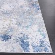 Safavieh Santa Monica STM386 Ivory   Blue Machine Washable Area Rug For Cheap