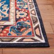 Safavieh Riviera RIV155 Red   Navy Machine Washable Area Rug Hot on Sale