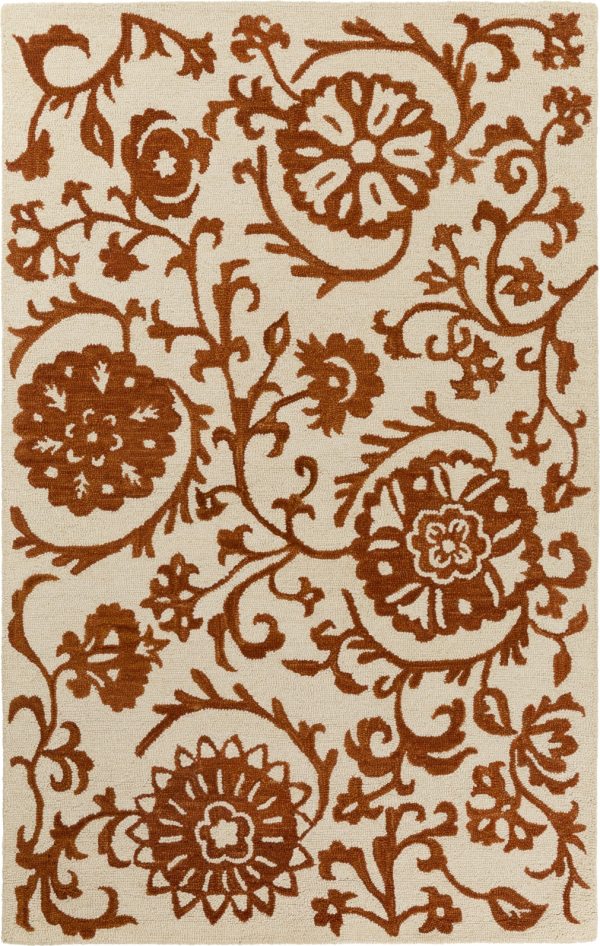 Surya Rhodes RDS-2311 Rust Area Rug For Discount