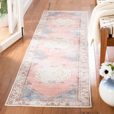 Safavieh Serapi SEP357 Ivory   Pink Machine Washable Area Rug Online now