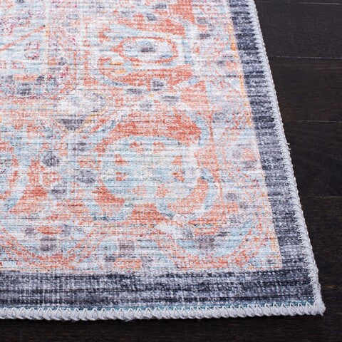 Safavieh Serapi SEP382 Terracotta   Blue Machine Washable Area Rug Hot on Sale