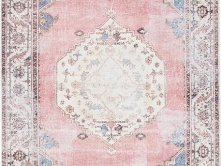 Safavieh Serapi SEP357 Ivory   Pink Machine Washable Area Rug Online now