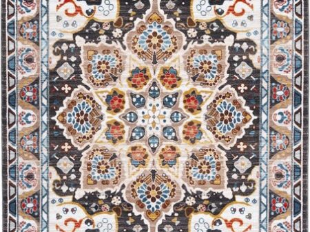 Safavieh Riviera RIV155 Beige   Charcoal Machine Washable Area Rug Cheap