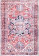 Safavieh Serapi SEP389 Red   Navy Machine Washable Area Rug Discount