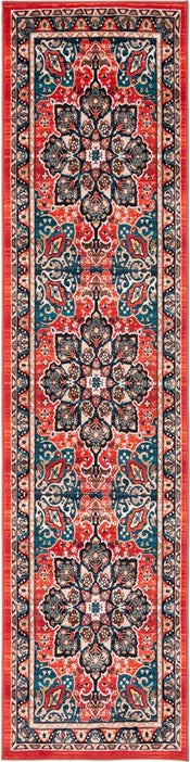 Safavieh Riviera RIV155 Black   Red Machine Washable Area Rug Online now