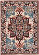 Safavieh Riviera RIV155 Blue   Beige Machine Washable Area Rug For Sale