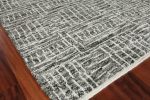 Exquisite Rugs Aldridge 3810 Charcoal Ivory Area Rug Discount