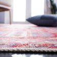 Safavieh Serapi SEP389 Red   Navy Machine Washable Area Rug Discount