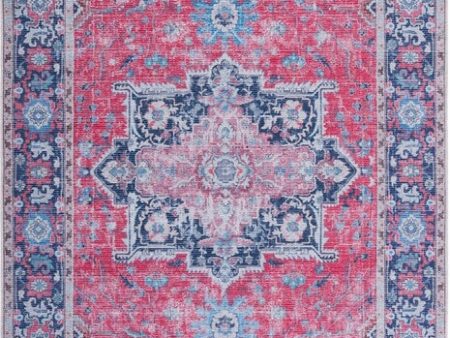 Safavieh Serapi SEP323 Red   Navy Machine Washable Area Rug Cheap