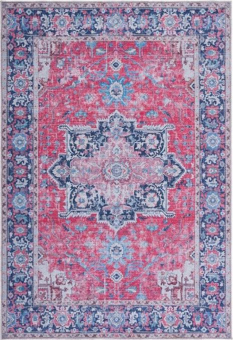 Safavieh Serapi SEP323 Red   Navy Machine Washable Area Rug Cheap