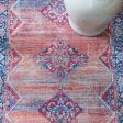 Safavieh Serapi SEP376 Rust   Navy Machine Washable Area Rug Hot on Sale