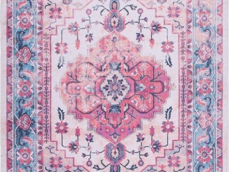 Safavieh Serapi SEP504 Ivory   Light Blue Machine Washable Area Rug For Sale