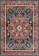 Safavieh Riviera RIV155 Red   Navy Machine Washable Area Rug Hot on Sale