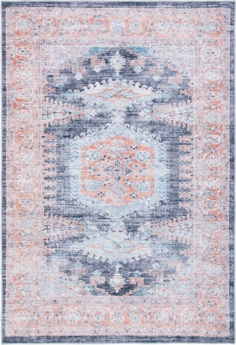 Safavieh Serapi SEP382 Terracotta   Blue Machine Washable Area Rug Hot on Sale