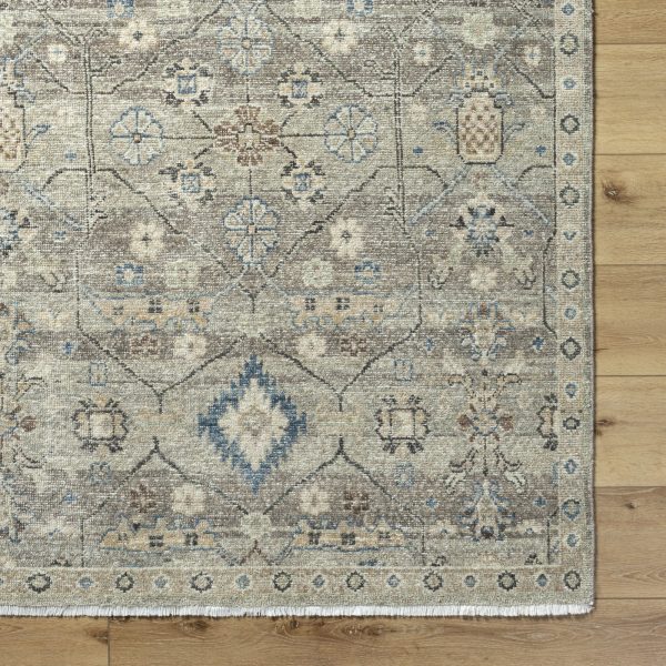 Surya Anelka ANK-2302 Sterling Grey Area Rug For Sale