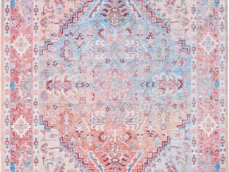 Safavieh Serapi SEP515 Rust   Blue Machine Washable Area Rug Hot on Sale