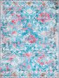 Safavieh Riviera RIV117 Light Blue   Pink Machine Washable Area Rug Discount