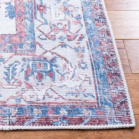 Safavieh Serapi SEP355 Red   Ivory Machine Washable Area Rug Hot on Sale