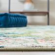 Safavieh Riviera RIV117 Green   Light Blue Machine Washable Area Rug Hot on Sale