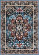 Safavieh Riviera RIV155 Blue   Black Machine Washable Area Rug Online Sale