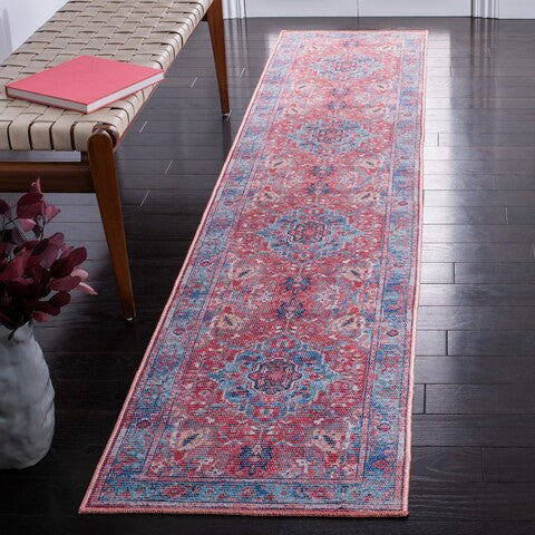 Safavieh Serapi SEP518 Light Blue   Red Machine Washable Area Rug Online