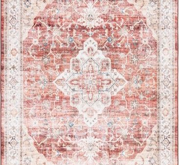 Safavieh Santa Monica STM556 Rust   Gold Machine Washable Area Rug Online